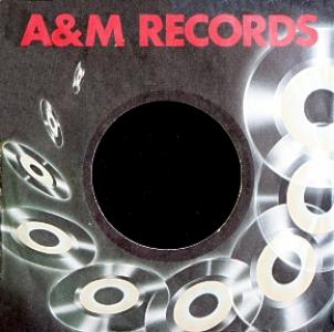 A&M Records 7-Inch Flying Disc Sleeve