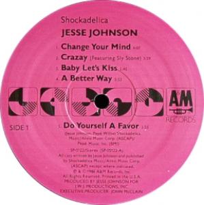 Jesse Johnson custom album label