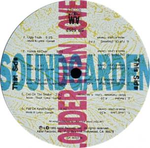 Soundgarden custom album label