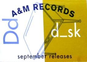 A&M Records: September Releases
