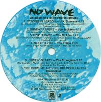No Wave custom album label US