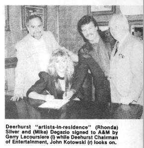Silver & DeGazio sign with A&M Records Canada