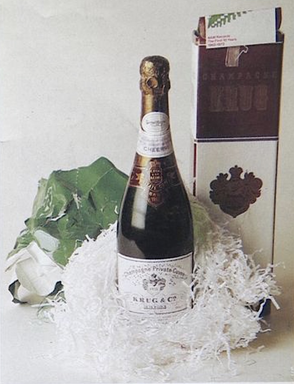 10th Anniversary champagne