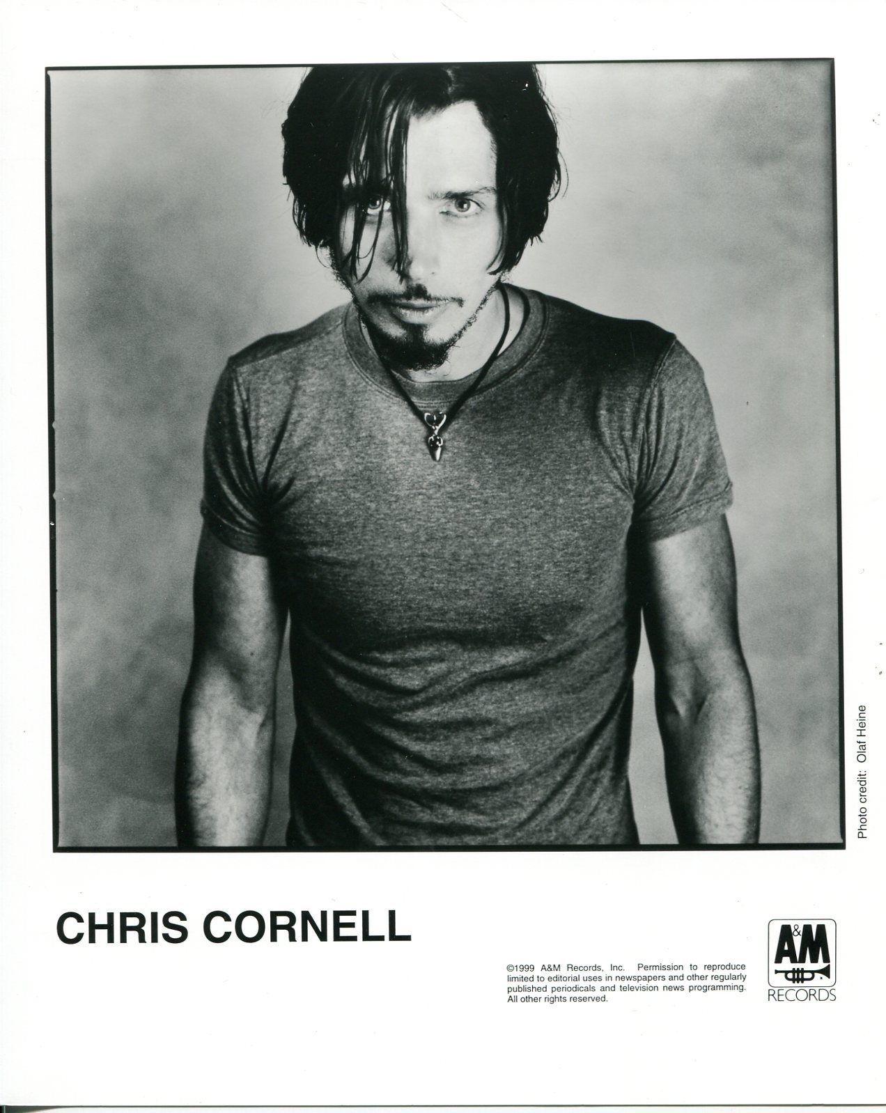 Chris Cornell From Soundgarden Original Promo Record Music 