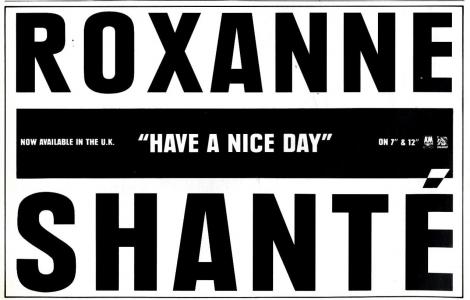 Roxanne Shante: U.K. ad