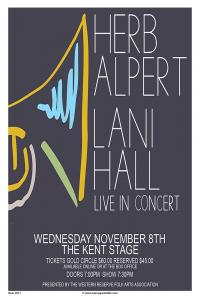 Herb Alpert & Lani Hall concert poster 2017