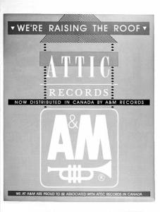 A&M Canada and Attic Records