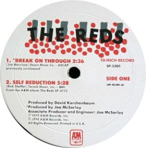 The Reds custom album label
