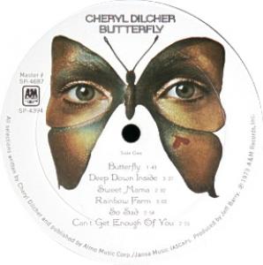 Cheryl Dilcher custom album label
