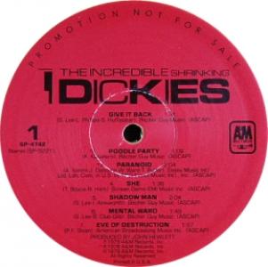 Dickies custom album label