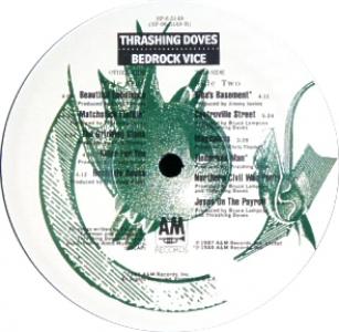 Thrashing Doves custom album label