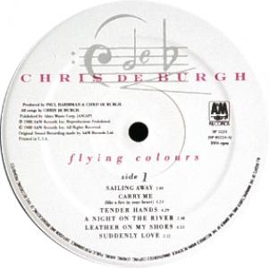 Chris DeBurgh custom album label