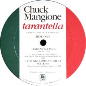 Chuck Mangione custom album label