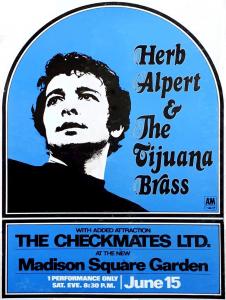 Herb Alpert & the Tijuana Brass MSG 1868 poster