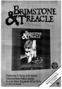 Soundtrack: Brimstone & Treacle