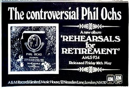Phil Ochs British ad