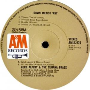 The A&amp;M Records, Ltd. AMLS series included 100 stereo albums beginning in 1970.