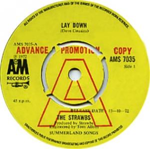A&M Records, Ltd. 7-inch promotional single