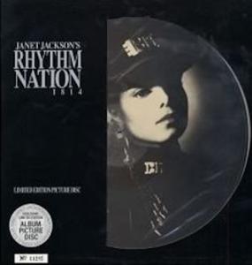 Janet Jackson: Rhythm Nation 1814 U.K. picture disc album