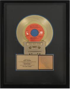 Janet Jackson: Let's Wait Awhile US RIAA gold single