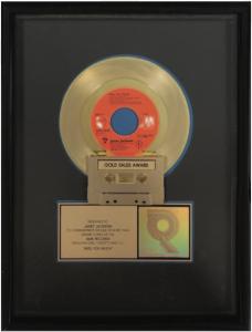 Janet Jackson: Let's Wait Awhile U.S. RIAA gold single