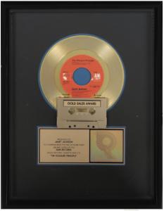 Janet Jackson: The Pleasure Principle U.S. RIAA gold single
