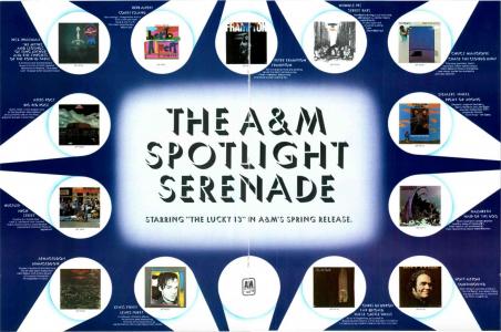 A&M Spotlight Serenade U.S. ad 1975