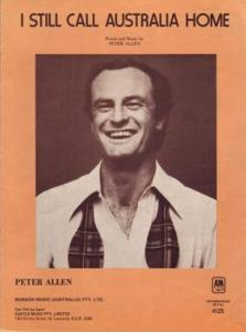 Peter Allen: I Still Call Australia Home Australia sheet music