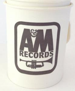 A&M Records paper cups 1990s