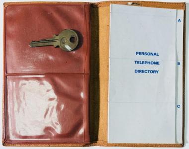 A&M Records, Ltd. leather pocket address book