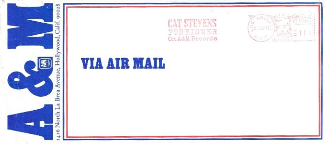 A&M Records envelope 1973