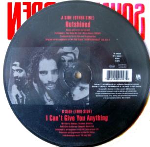 Soundgarden: Outshined Britain 7-inch picture disc