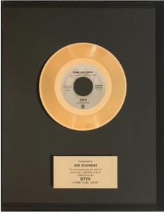 Styx: Come Sail Away U.S. RIAA gold single