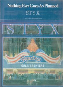 Styx: Nothing Ever Goes As Planned US sheet music