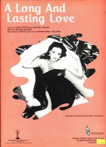 A Long and Lasting Love US sheet music