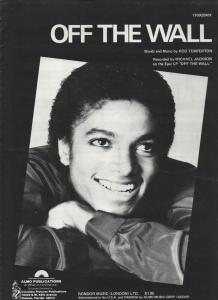 Michael Jackson: Off the Wall US sheet music