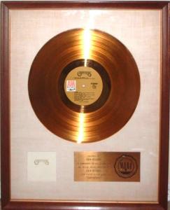 Carpenters: self-titled U.S. RIAA gold