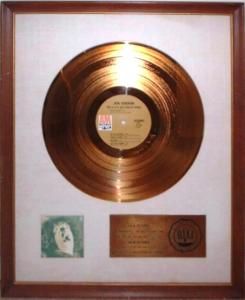 Joe Cocker: With a Little Help From My Friends U.S. RIAA gold