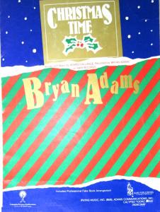 Bryan Adams: Christmas Time US sheet music