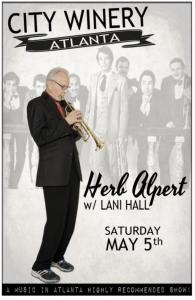 Herb Alpert & Lani Hall City Winery poster