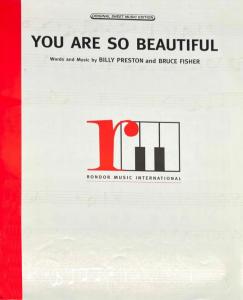 You Are So Beautiful US sheet music