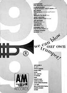 A&M Records, Ltd. Blow Our Own Trumpet Britain ad