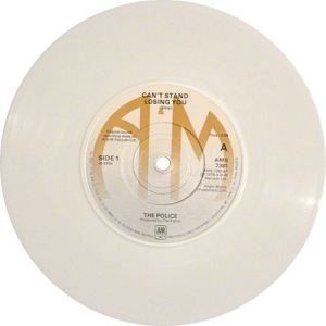 Police: Can't Stand Losing You Britain 7-inch colored vinyl