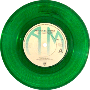 Police: Message In a Bottle Britain colored vinyl