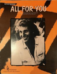 Almo Music: All For You US music book