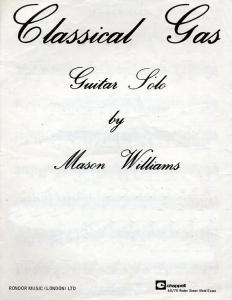 Rondor Music: Classical Gas Britain sheet music