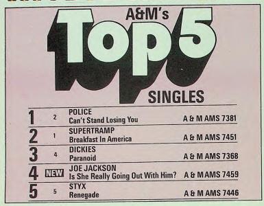 A&M Records, Ltd. August 11, 1979 Britain ad