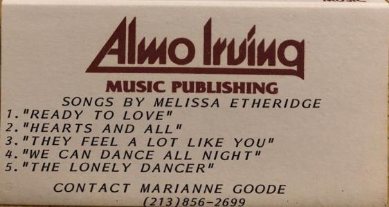 Almo/Irving US demo cassette