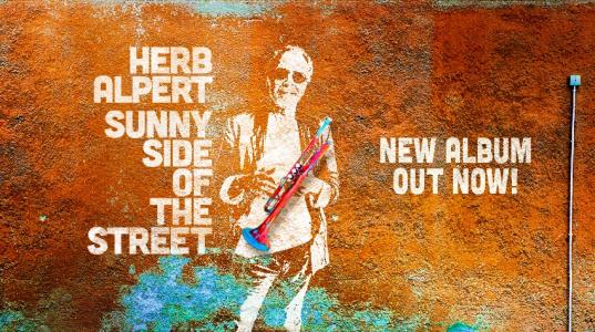 Herb Alpert: On the Sunny Side Of the Street release ad