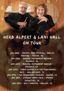 Herb Alpert & Lani Hall 2021 tour dates